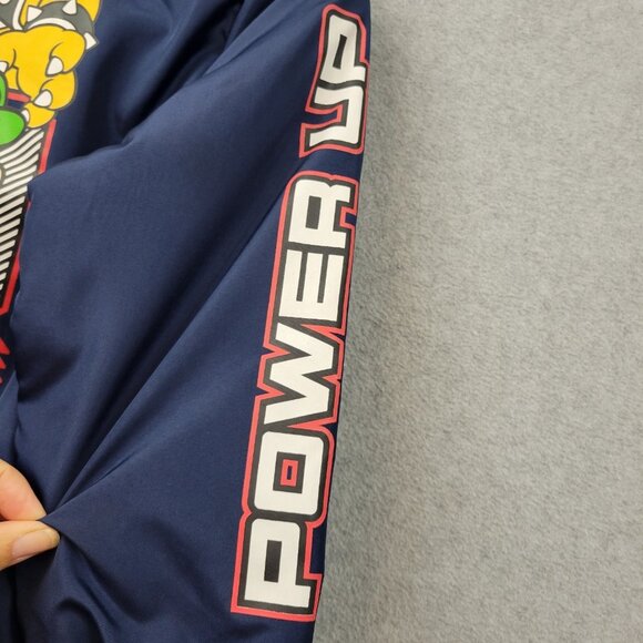 Super Mario Brothers Bomber Jacket Boys Size 8 Medium Blue - Picture 14 of 16